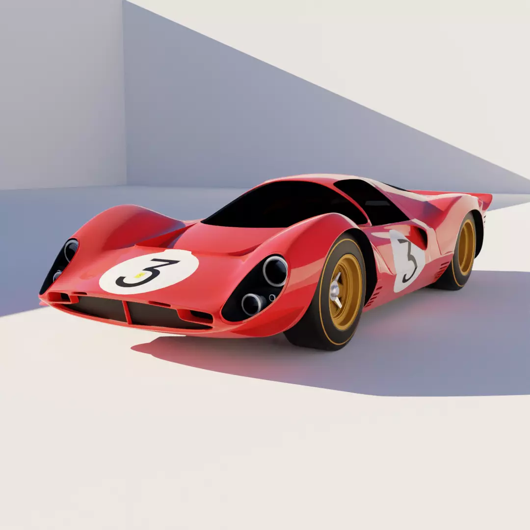 Ferrari 330 P4 3D model_0