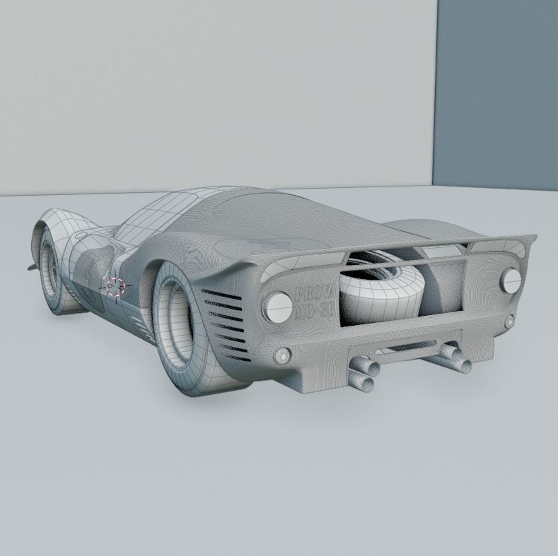 Ferrari 330 P4 3D model_4