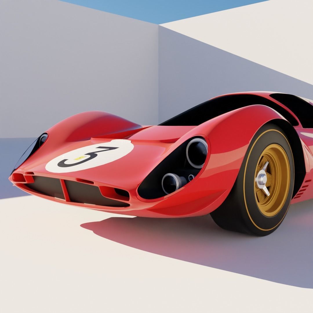 Ferrari 330 P4 3D model_7