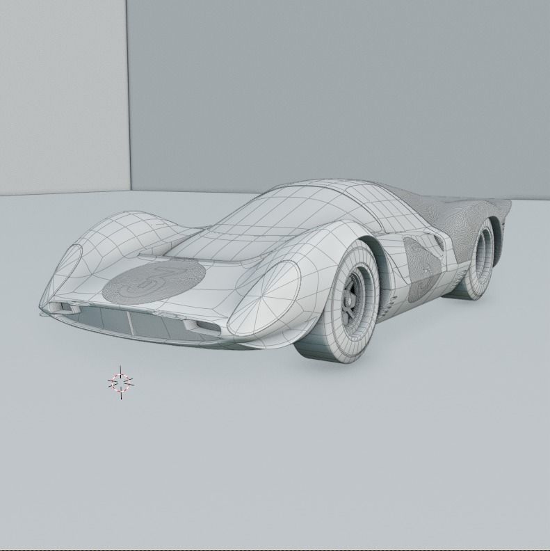 Ferrari 330 P4 3D model_3