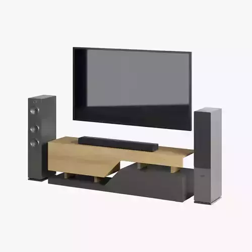 TV Cabinet Set 02