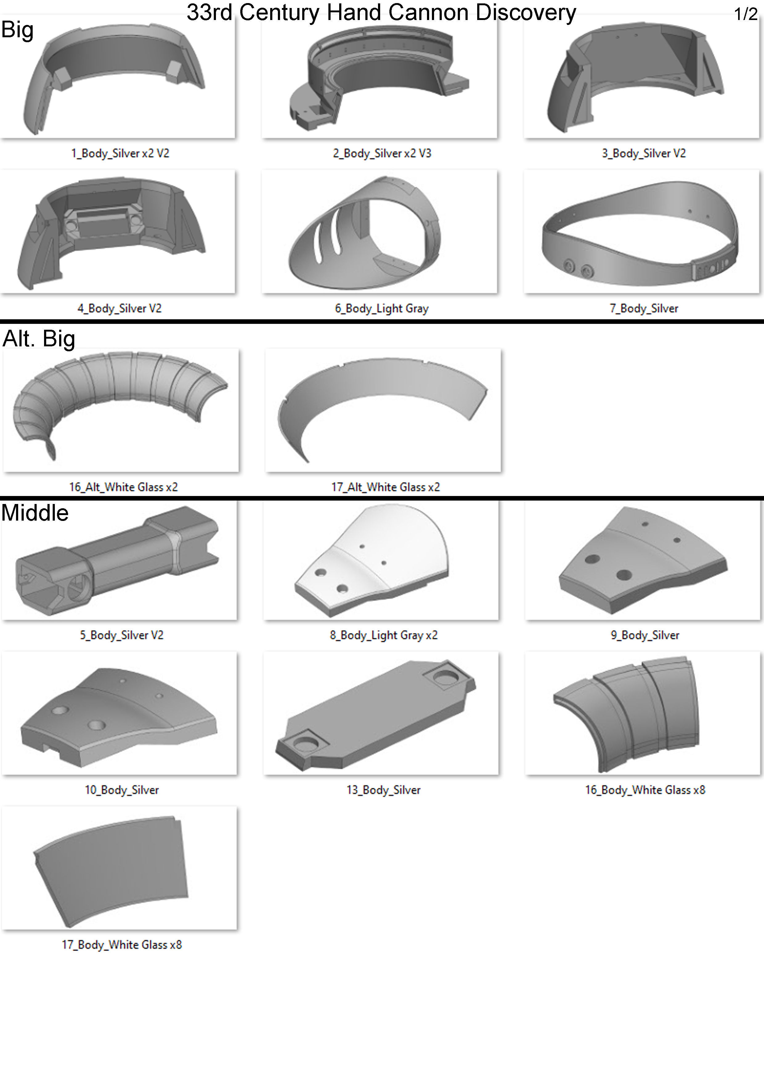  Hand Cannon - Star Trek Discovery - Commercial - Printable STL 3D print model_11
