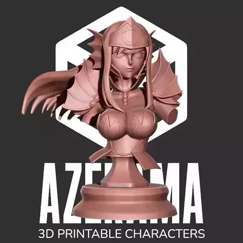 ERZA BUST STL READY FOR 3D PRINTING