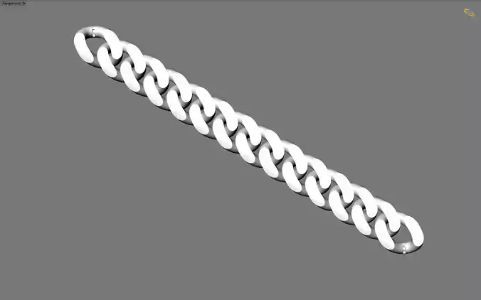 Cuban empty big light chain 