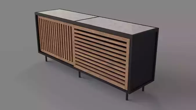 Brookway Buffet Warm Natural Oak