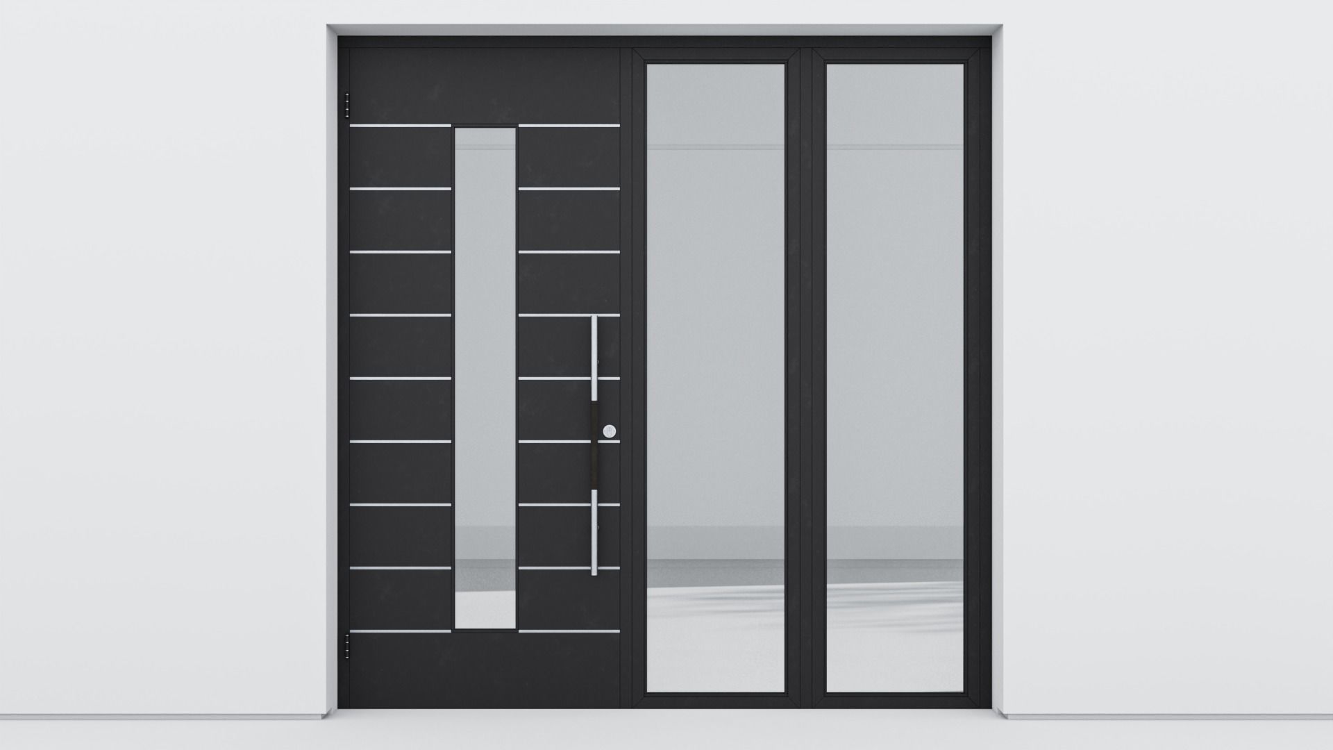 Aluminium door 110 3D model_1