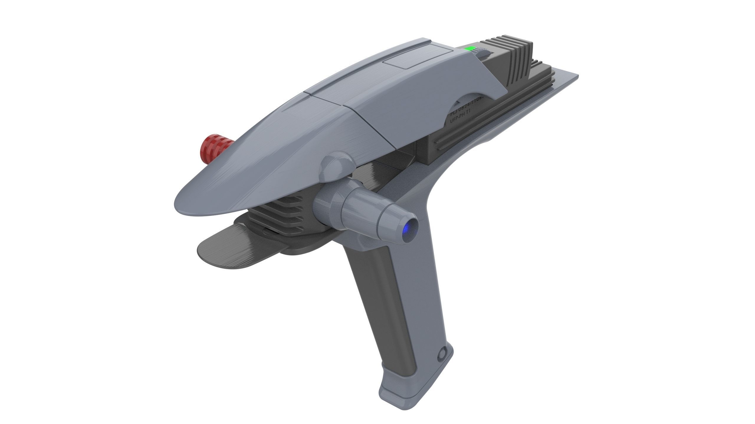 Into Darkness Phaser - Star Trek - Commercial - Printable - STL 3D print model_11