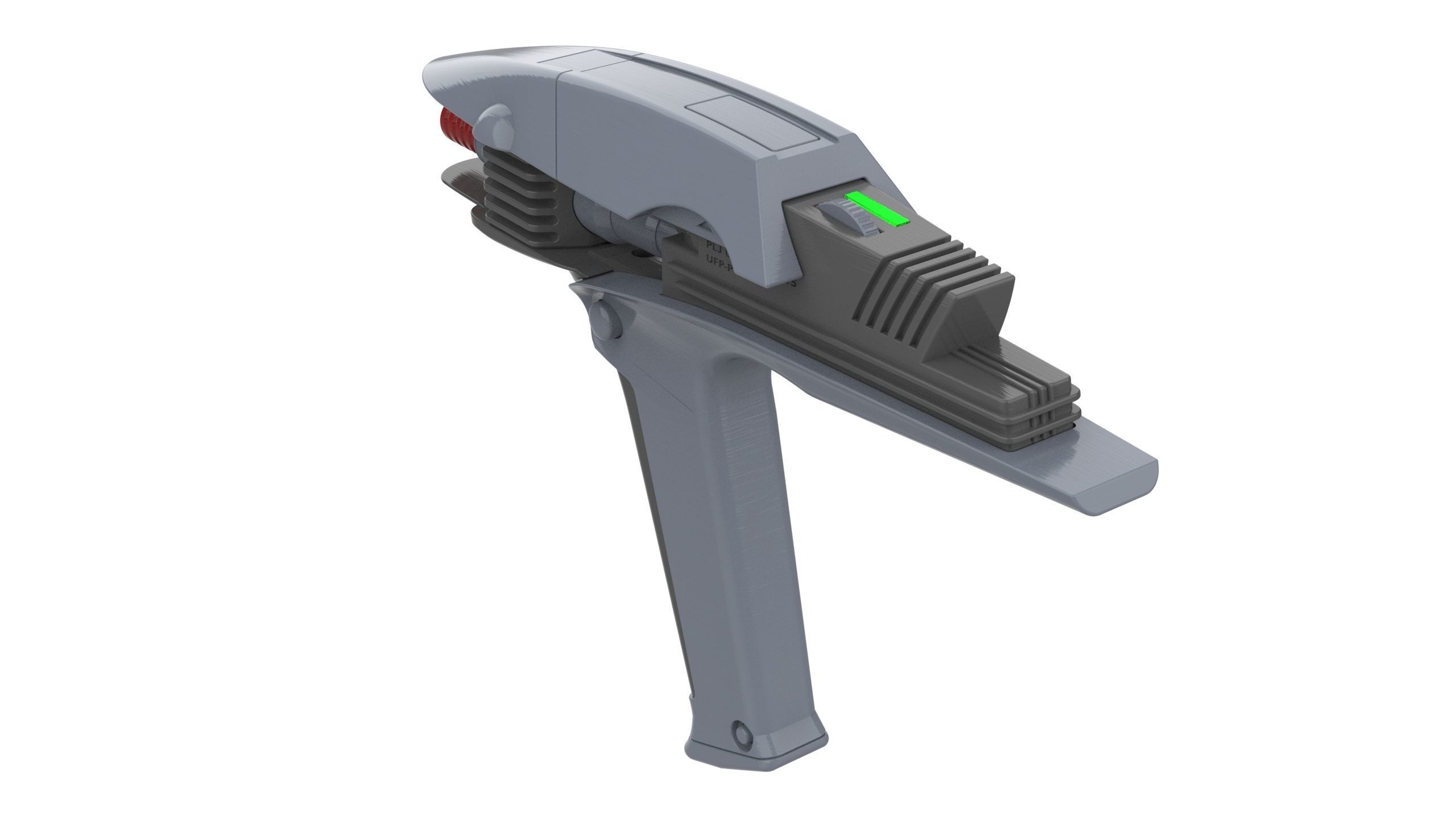 Into Darkness Phaser - Star Trek - Commercial - Printable - STL 3D print model_8