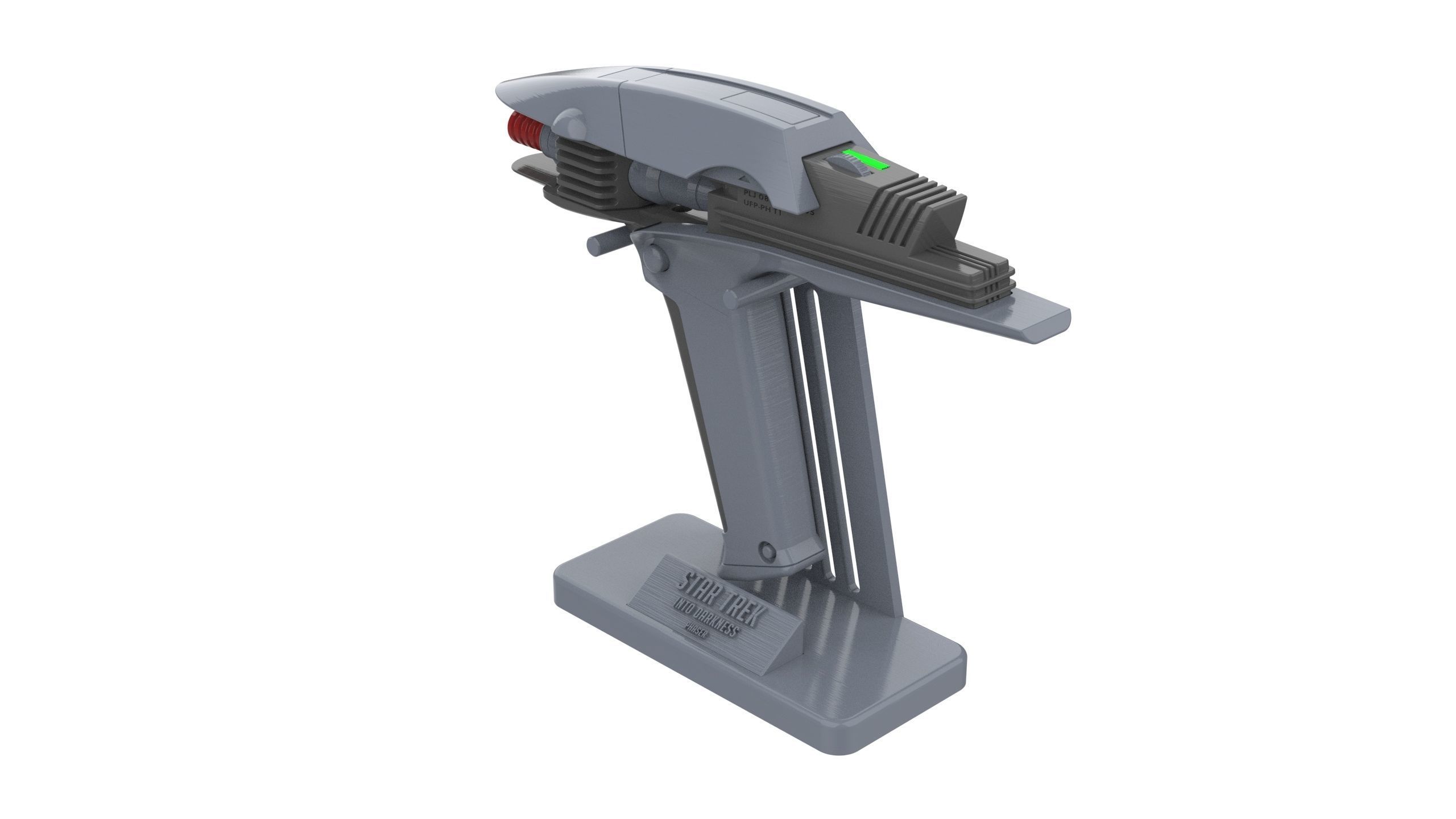 Into Darkness Phaser - Star Trek - Commercial - Printable - STL 3D print model_2