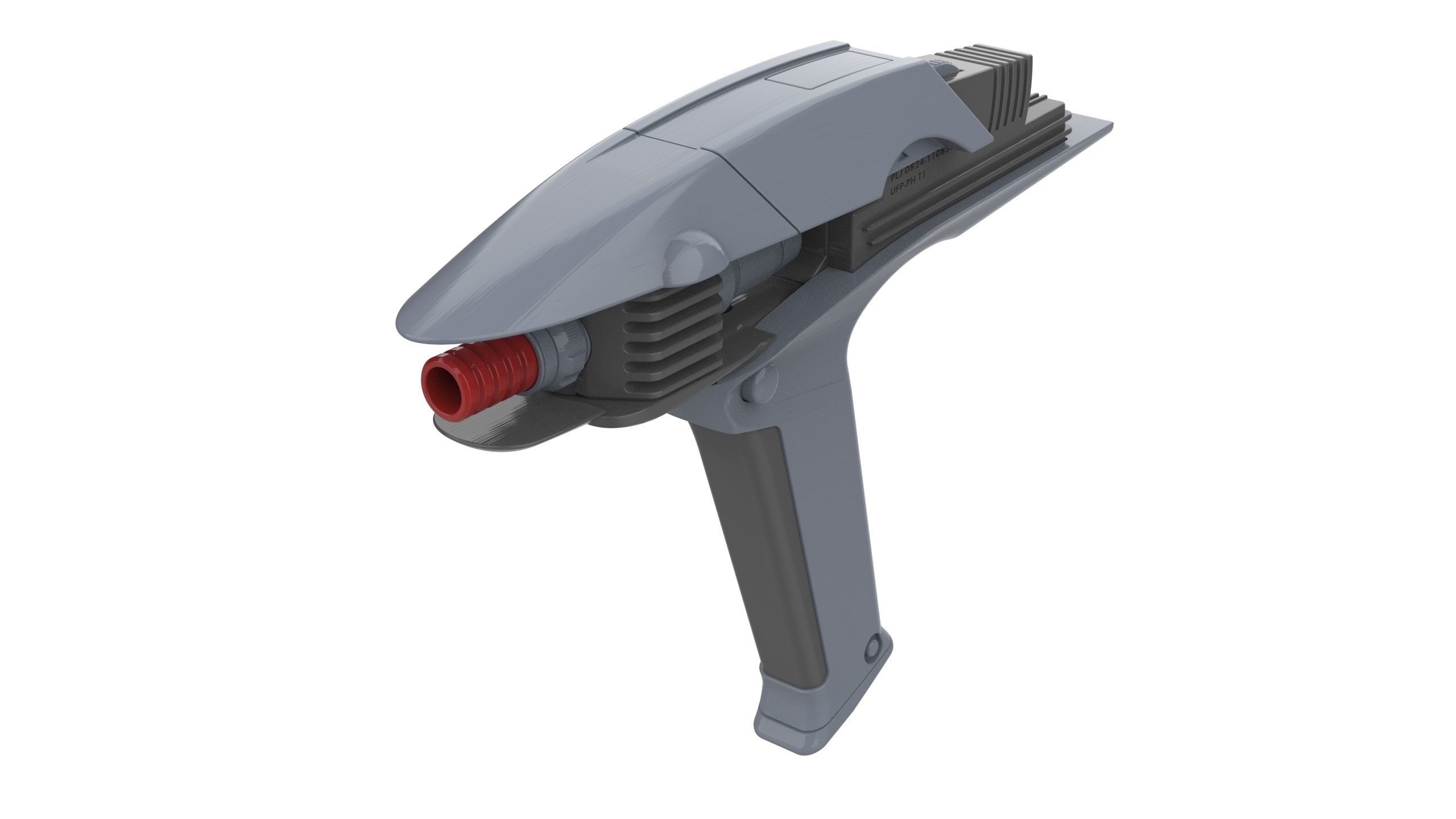 Into Darkness Phaser - Star Trek - Commercial - Printable - STL 3D print model_5