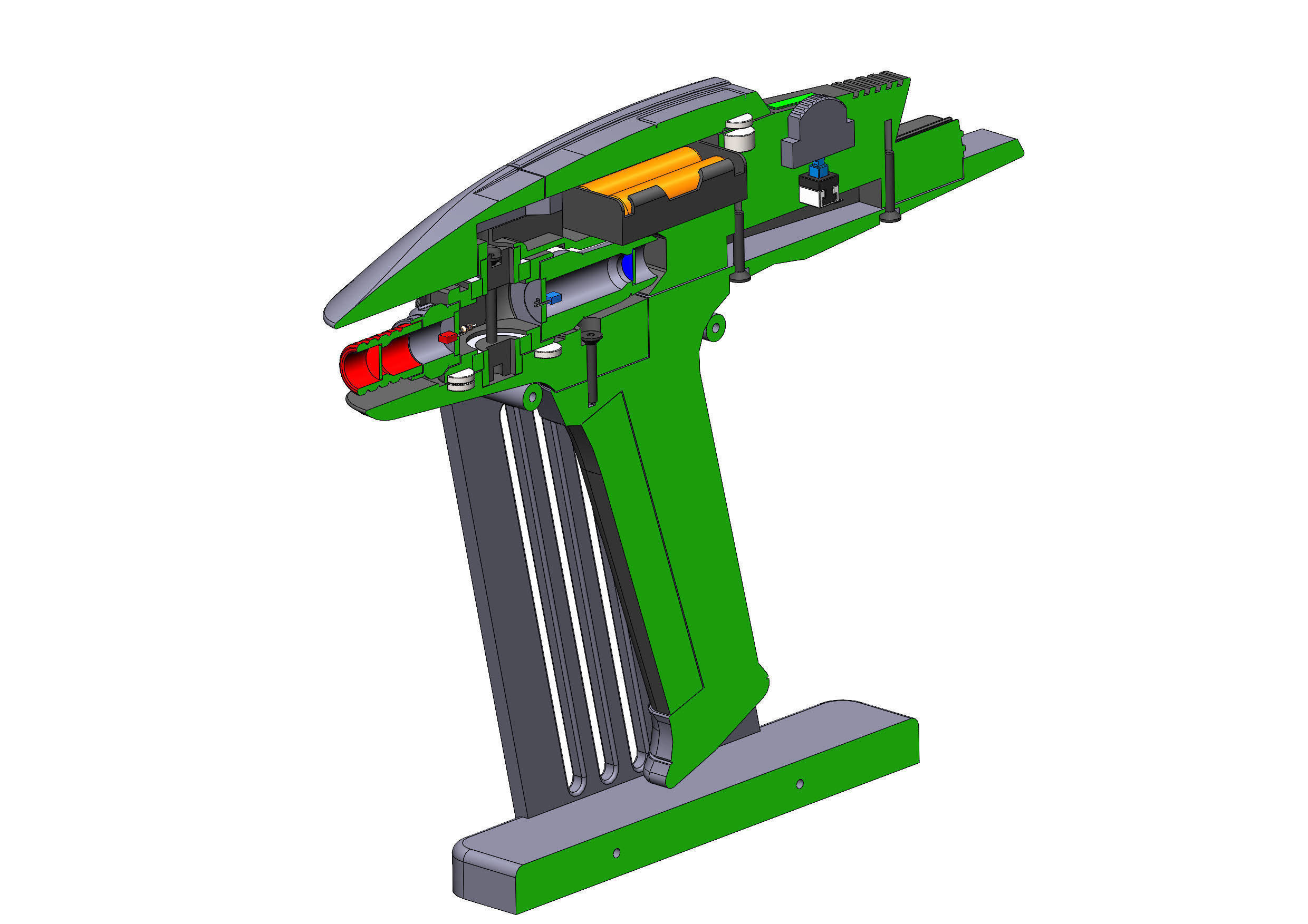 Into Darkness Phaser - Star Trek - Commercial - Printable - STL 3D print model_18