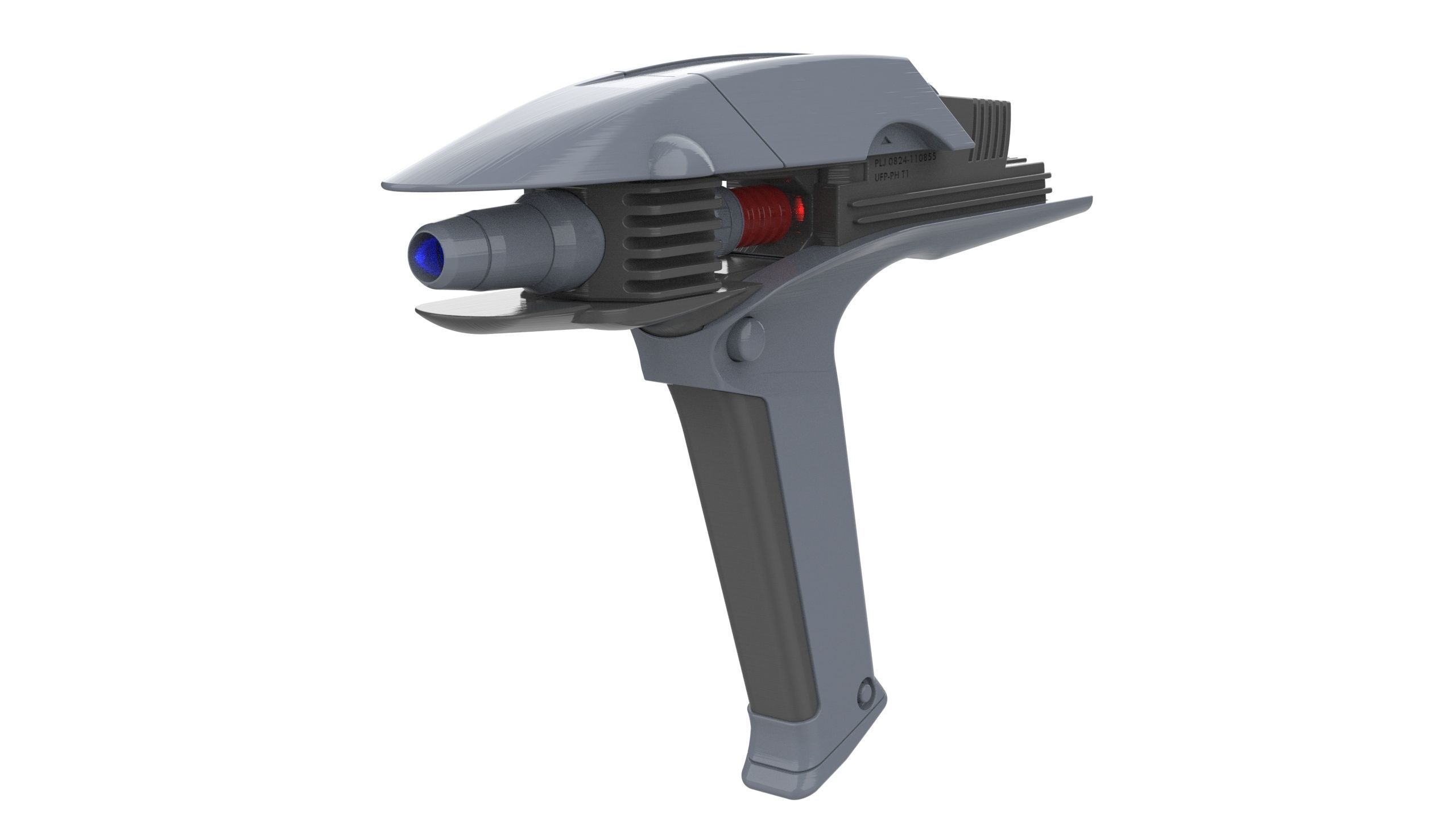 Into Darkness Phaser - Star Trek - Commercial - Printable - STL 3D print model_13