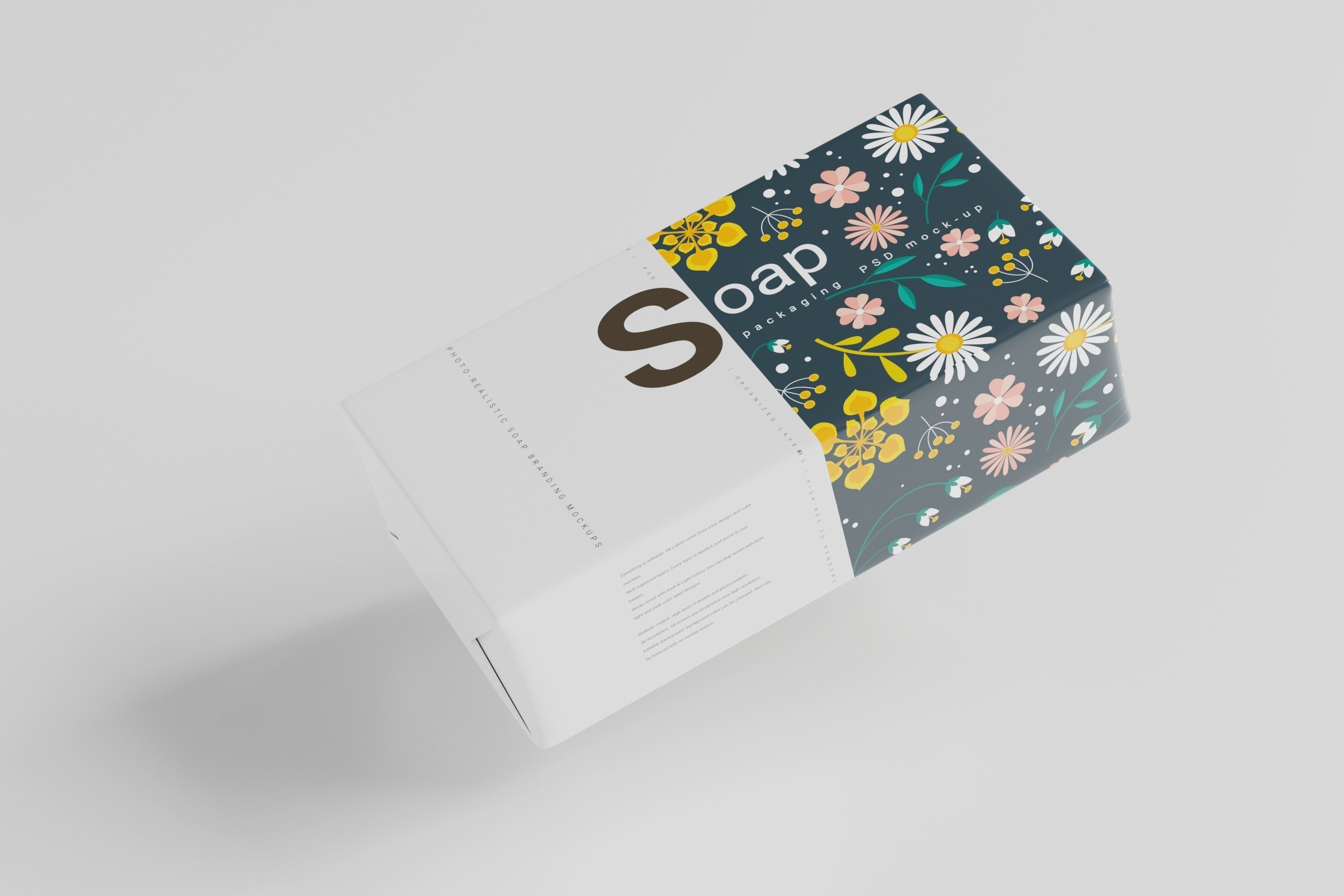 Soap Bar Packaging Low-poly 3D model_3