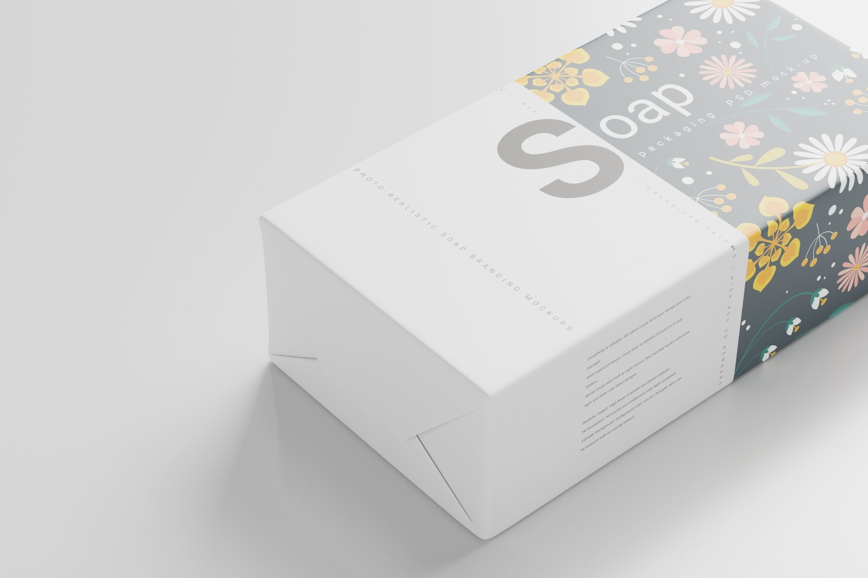 Soap Bar Packaging Low-poly 3D model_4