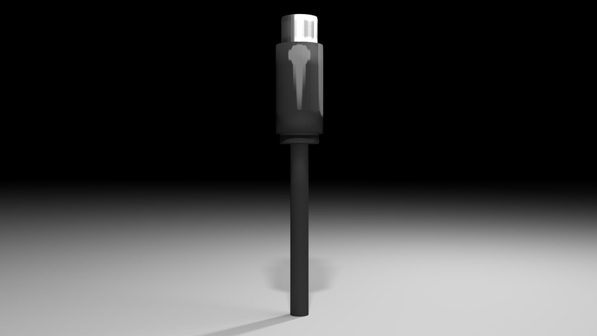 Audio Video Connector - MIDI Cable 3D model_1
