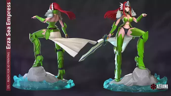 ERZA SEA EMPRESS STL READY FOR 3D PRINTING 3D print model