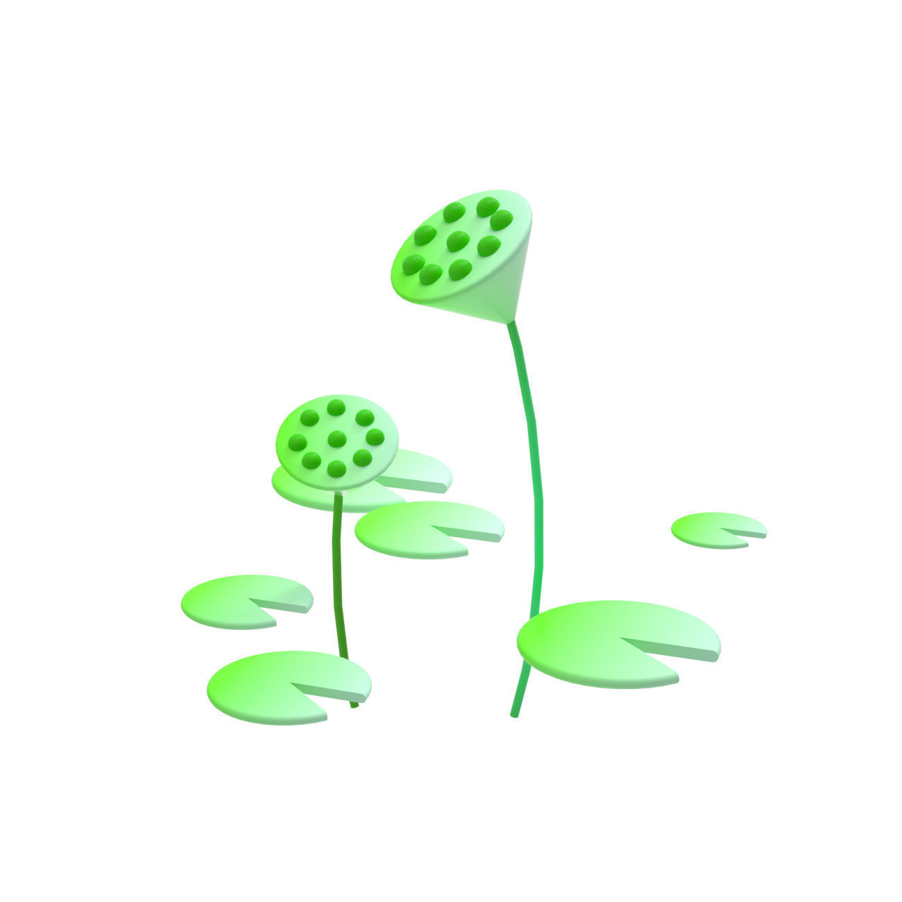 Chinese style Mid Autumn Moon Rabbit 3D model_3