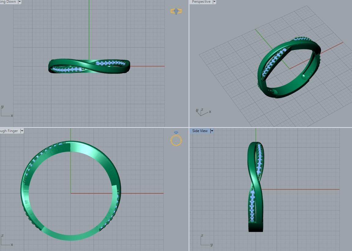 jewelry ring 3D print model_6