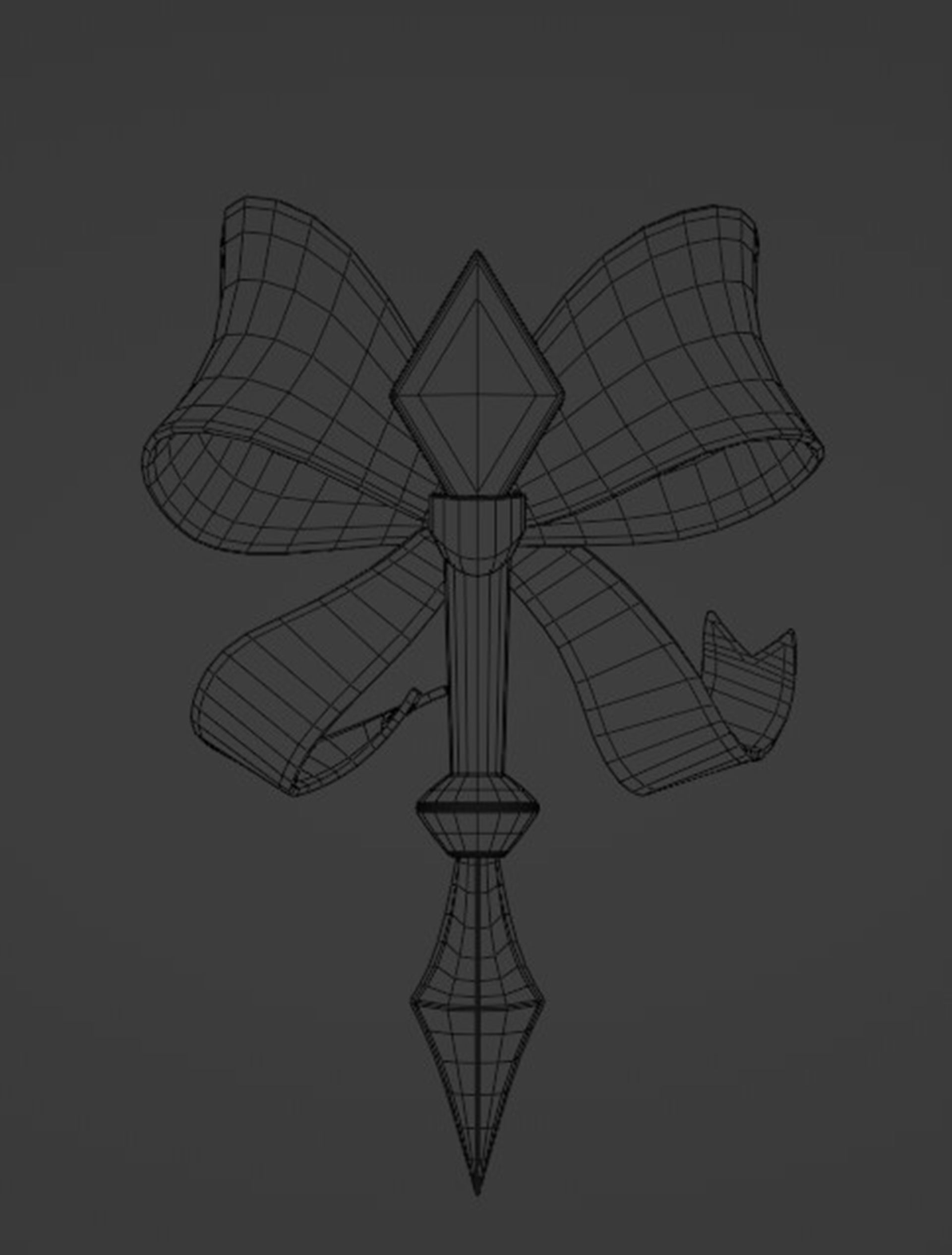 Stylised fountain pen Low-poly 3D model_5