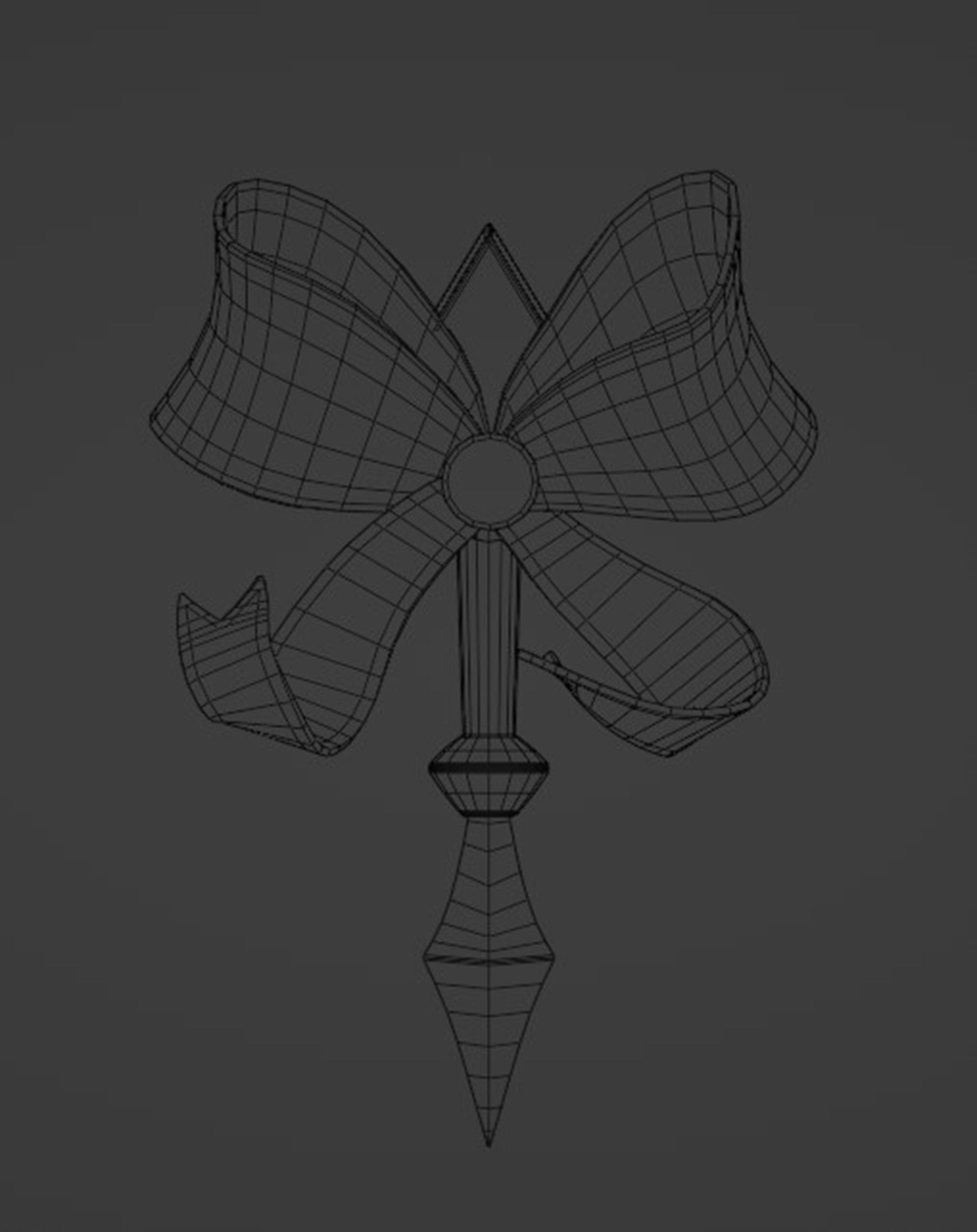 Stylised fountain pen Low-poly 3D model_6