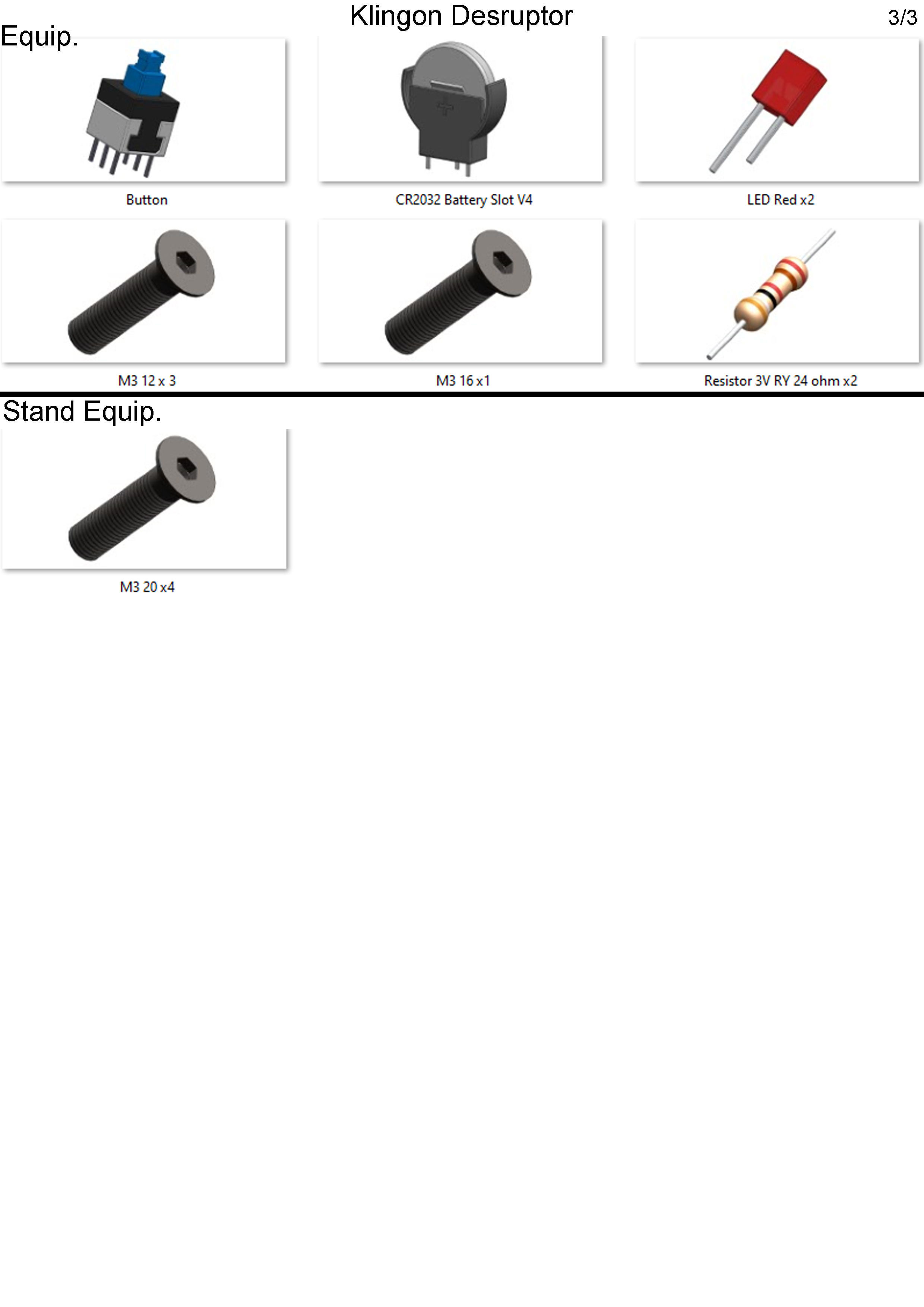  Klingon Disruptor - Star Trek - Commercial - Printable - STL 3D print model_10