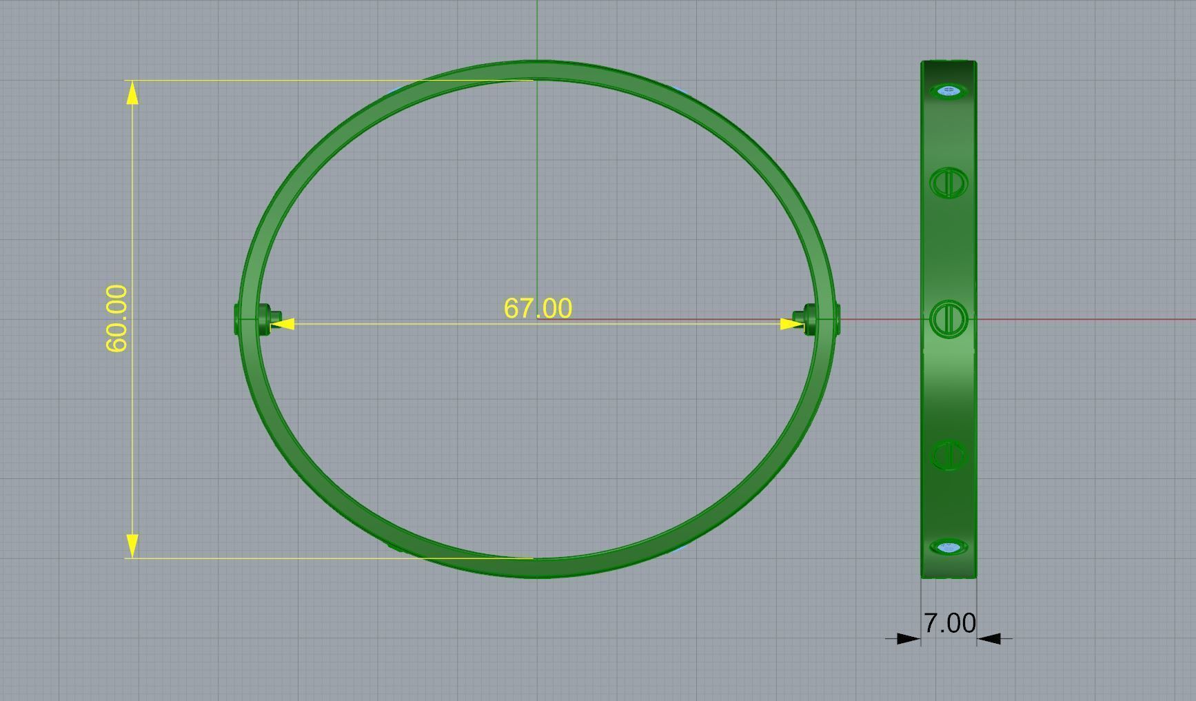 Gold N967 3D print model_12