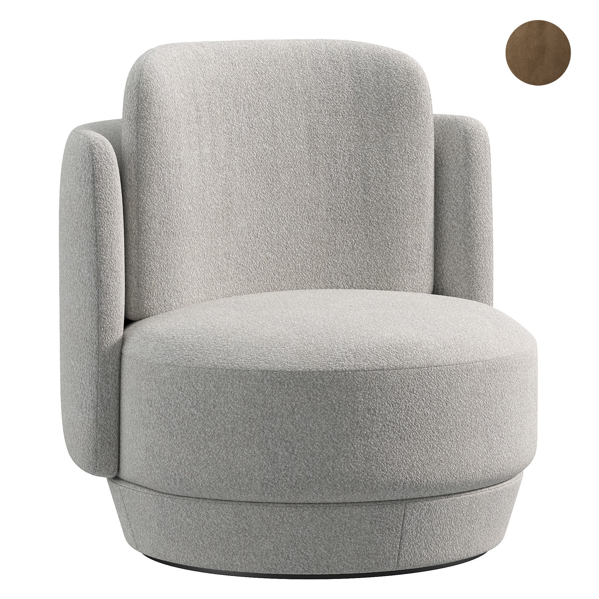 Baltimore armchair 3D model_1