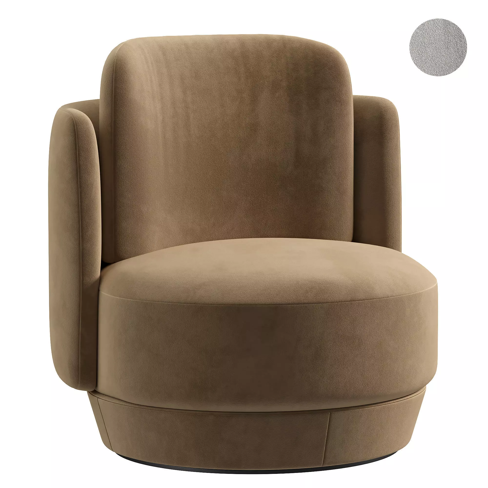 Baltimore armchair 3D model_0
