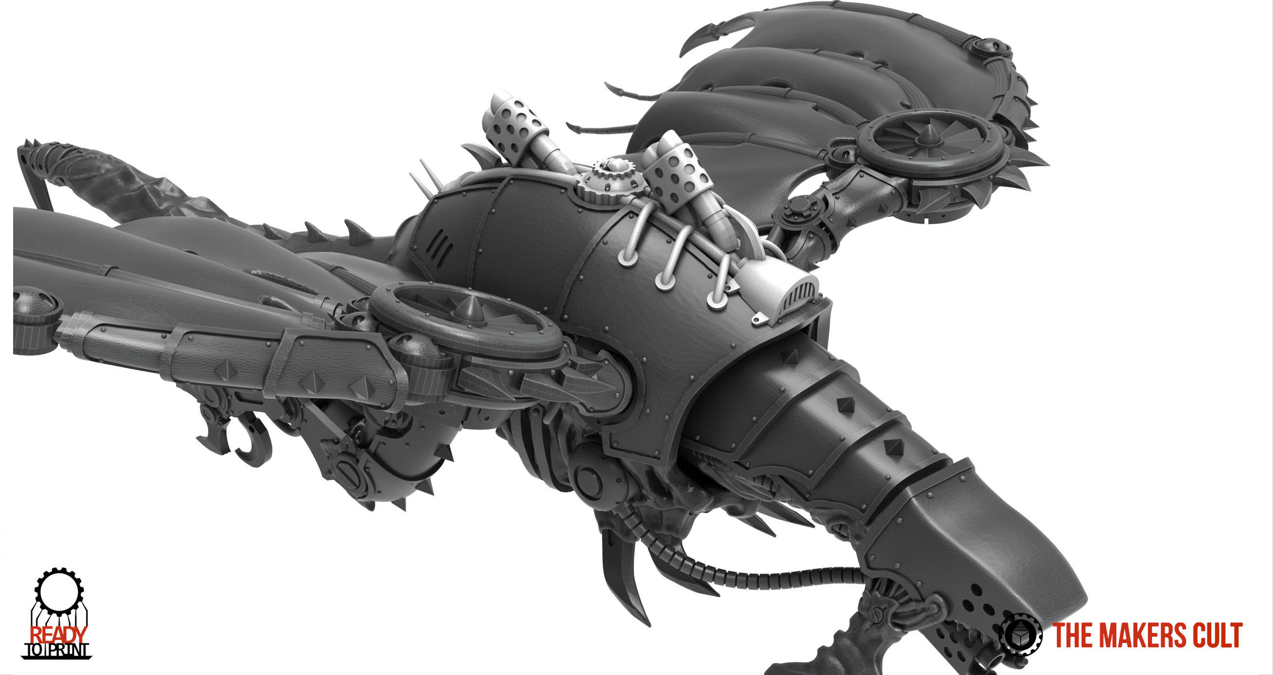 Iron Hive - Hydrafex and Raptorix 3D print model_10