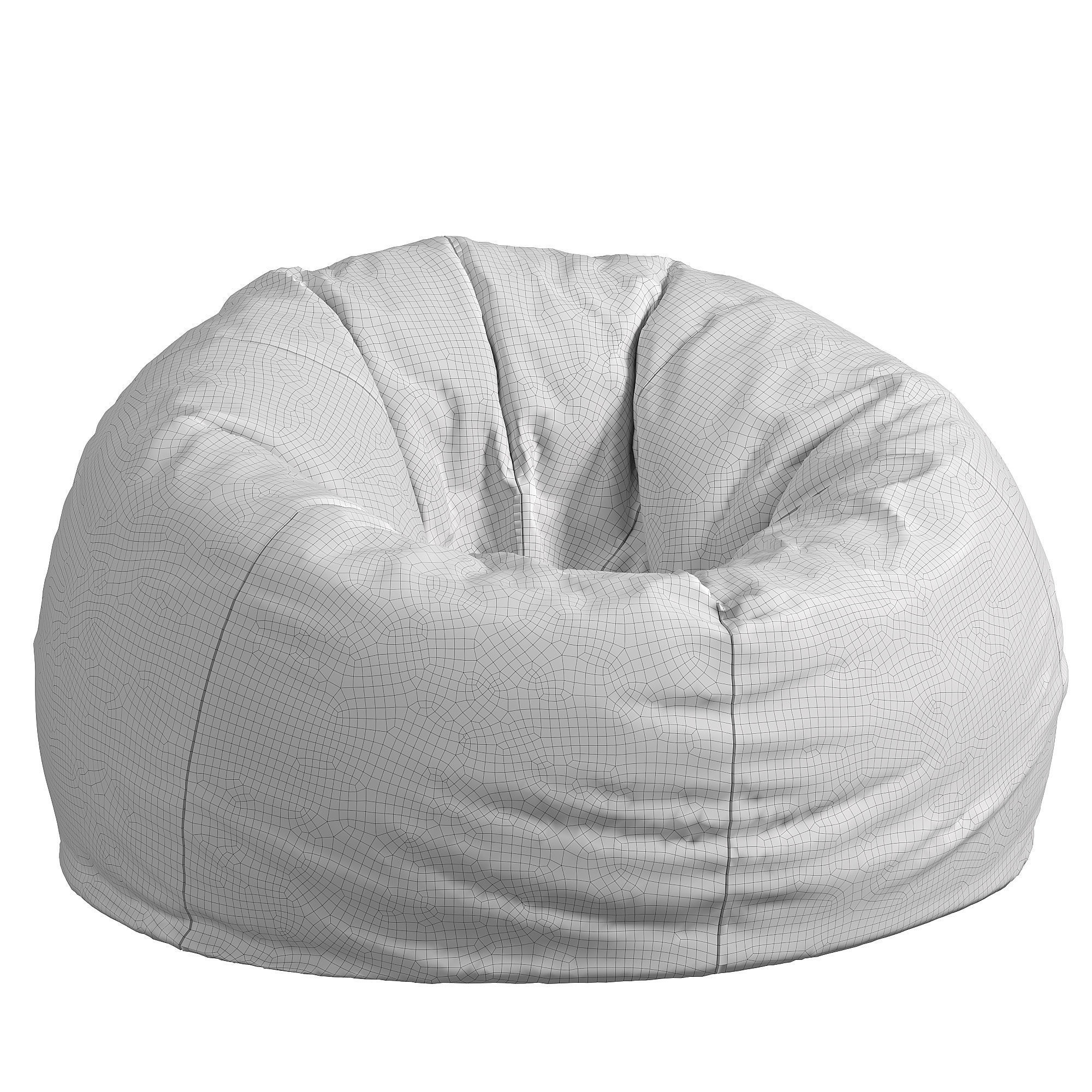 Bean Bag chair 3D model_2