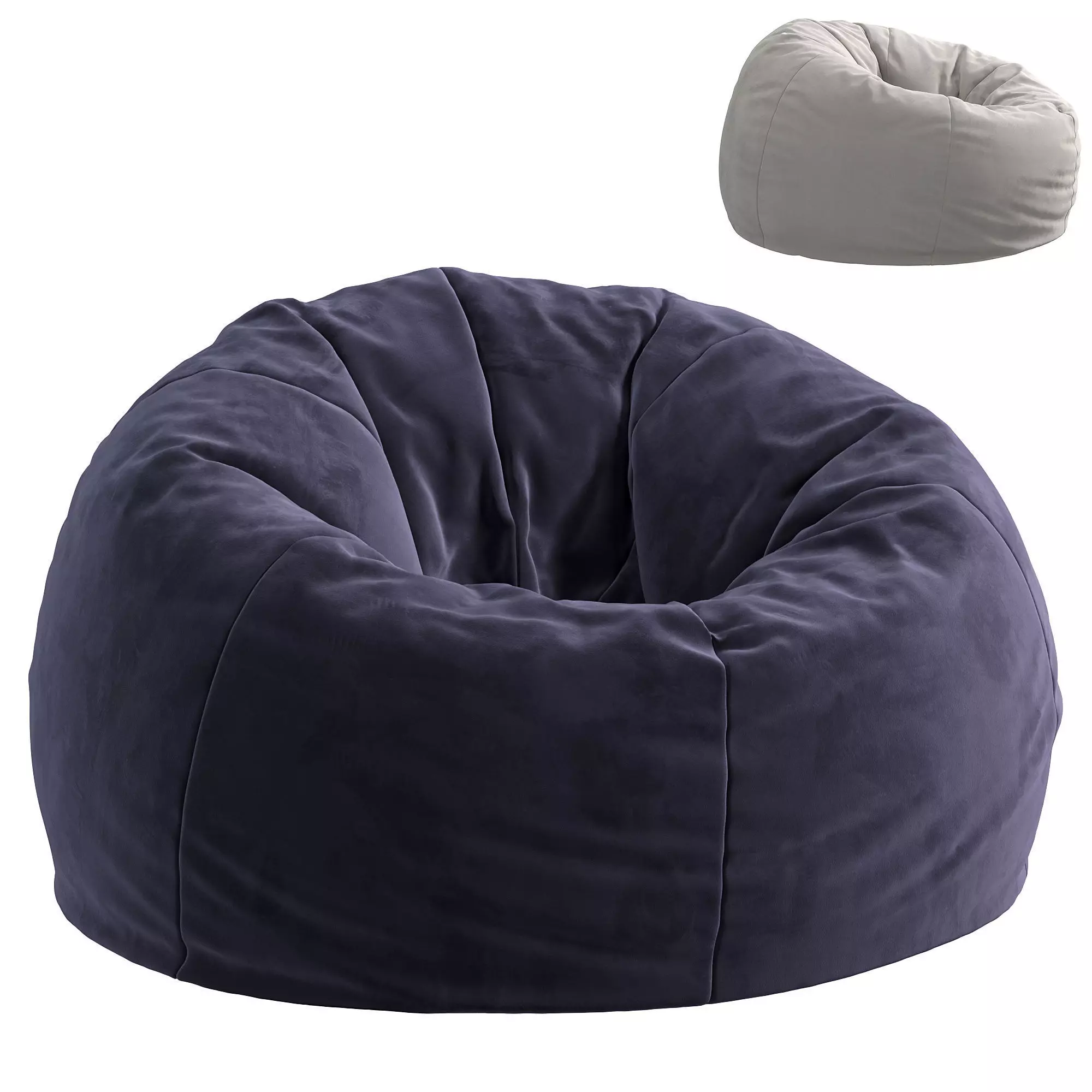 Bean Bag chair 3D model_0