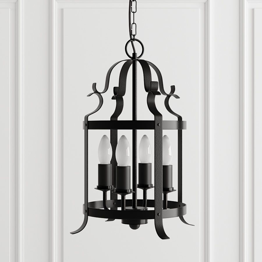 Cime Pendant lamp by Loberon 3D model_1