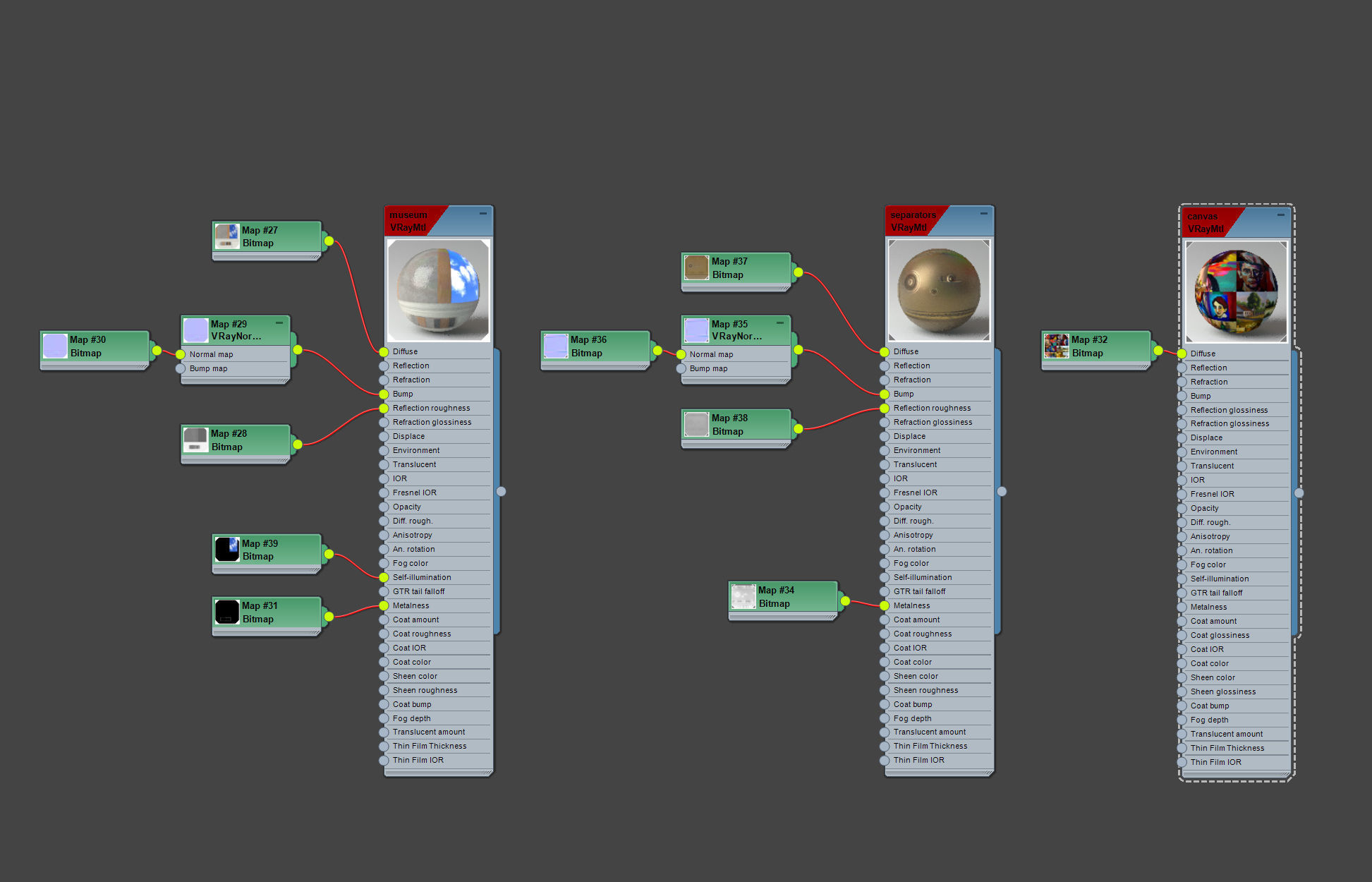 Modular low poly museum Low-poly 3D model_22