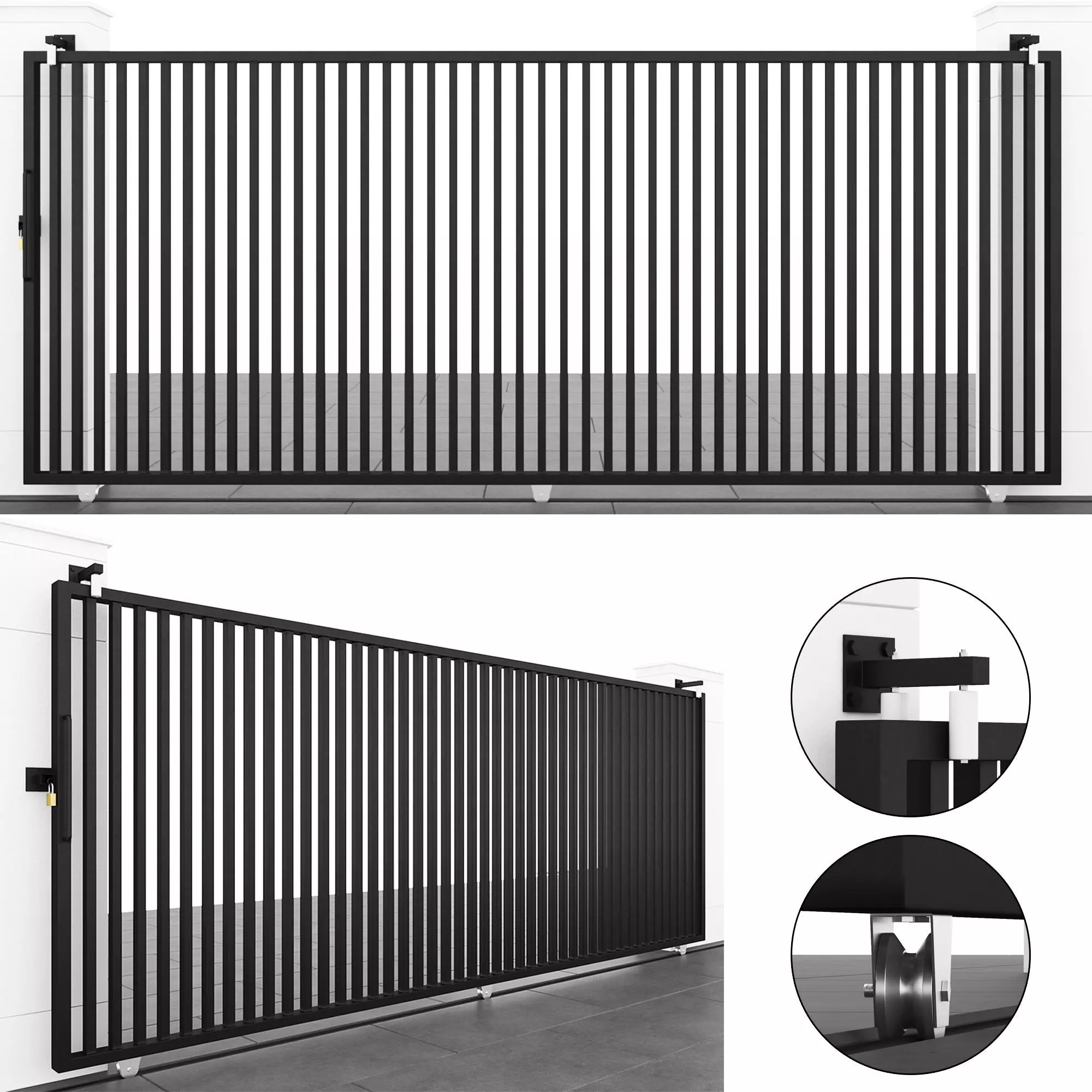 MS Slider Gate 3D model