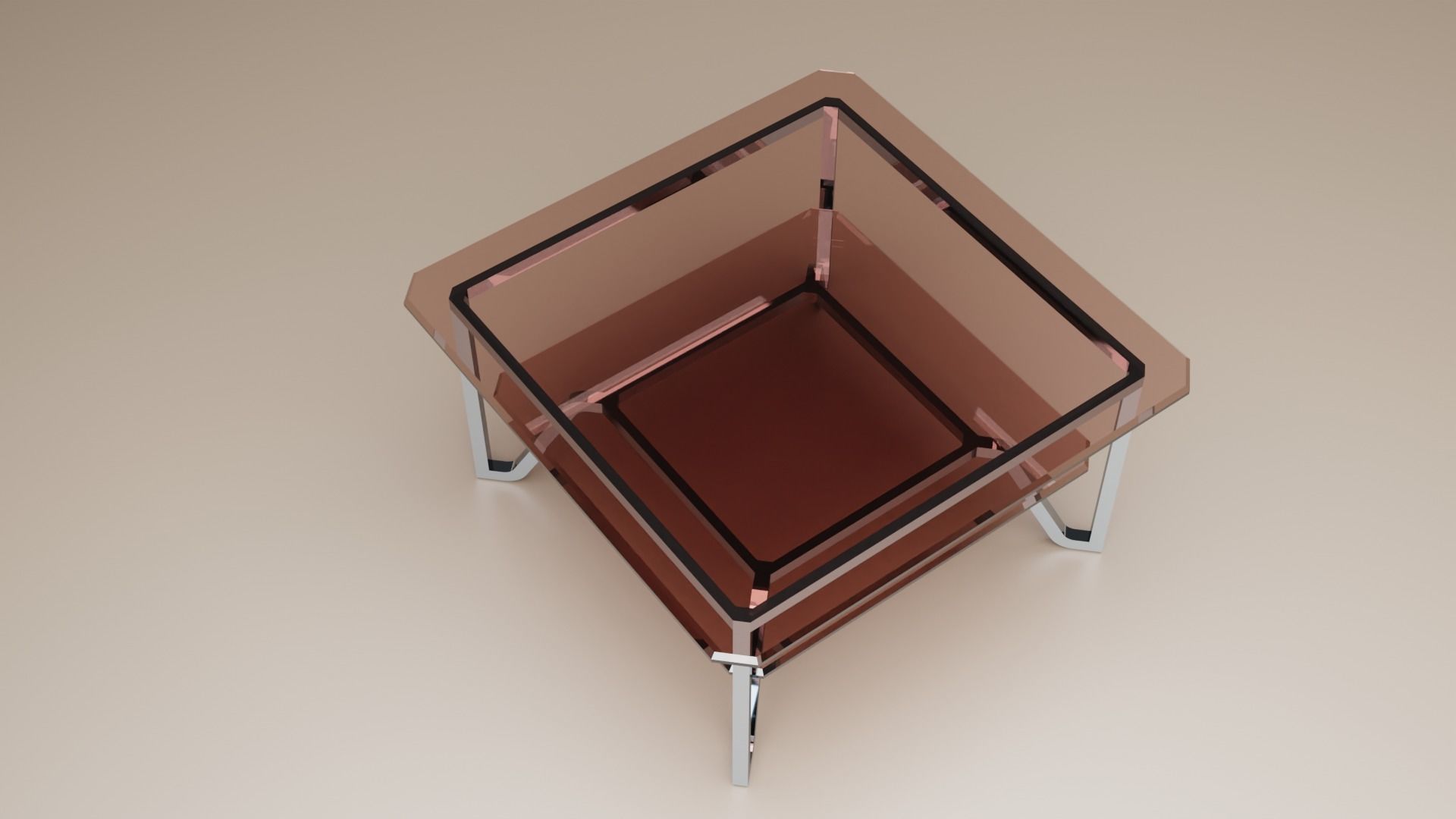 coffee table Free low-poly 3D model_2