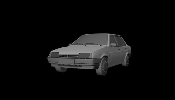 vaz 21099  Free 3D model