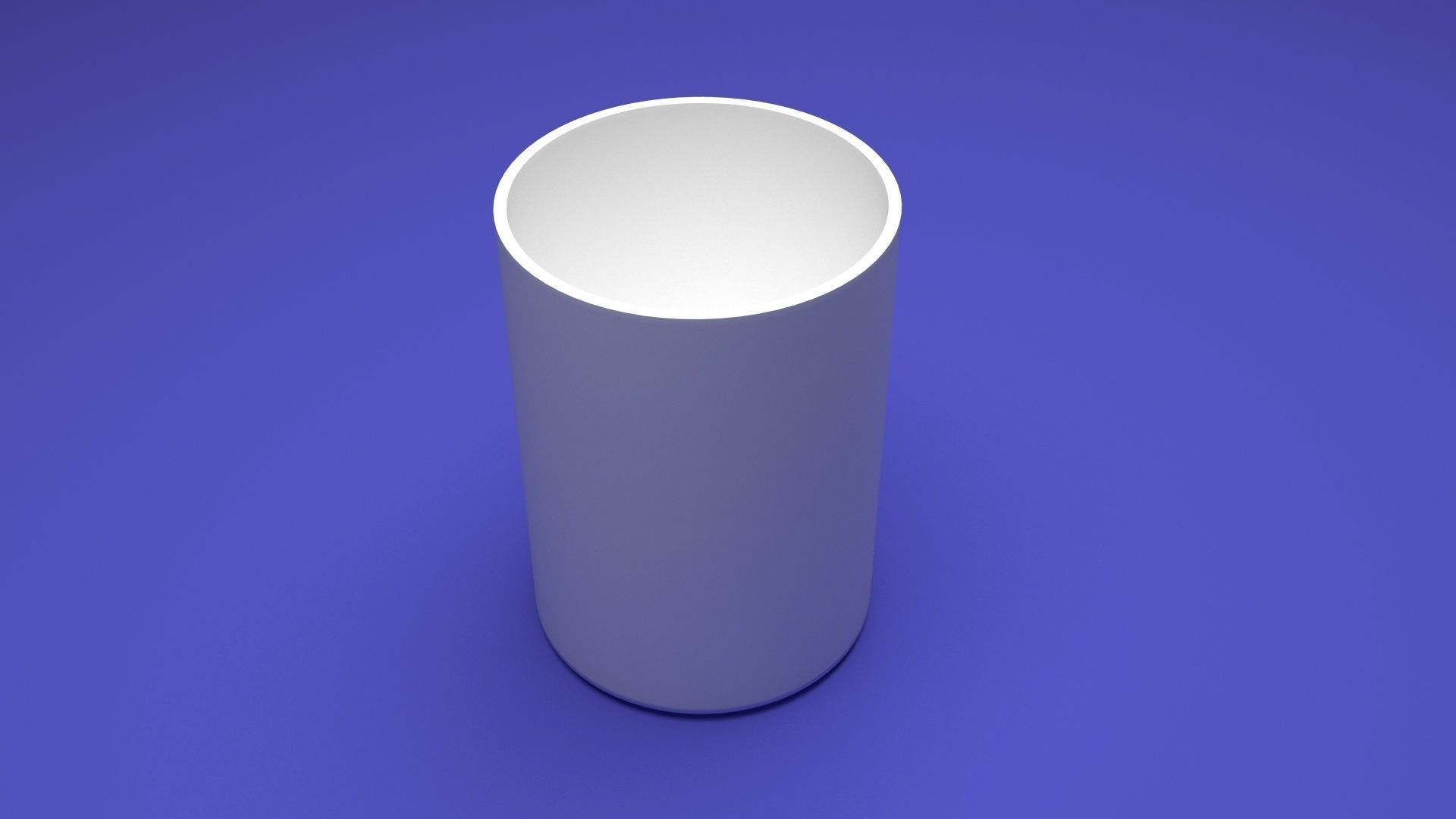 White Cylinder Cup 3D model | CGTrader