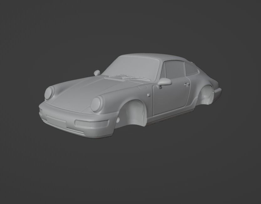 PORSCHE 911 CARRERA 3D print model_6