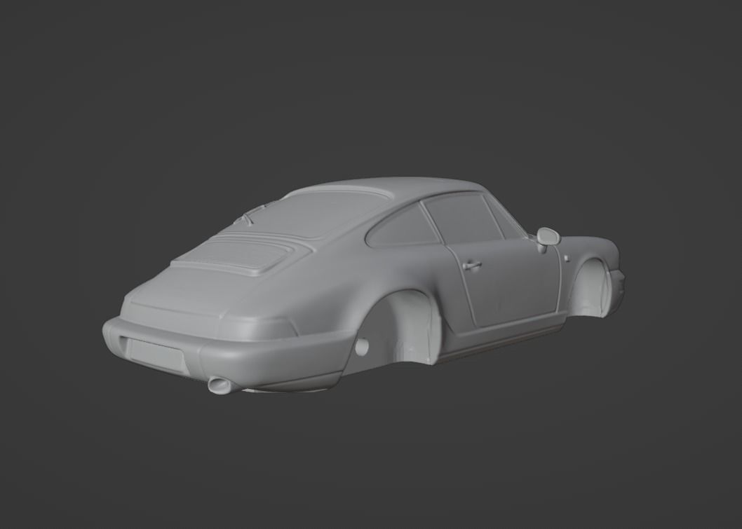 PORSCHE 911 CARRERA 3D print model_3