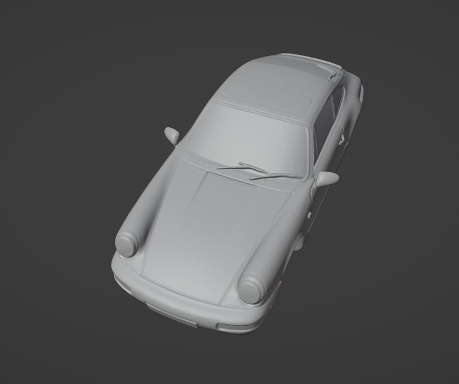 PORSCHE 911 CARRERA 3D print model_1