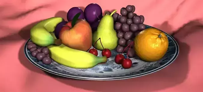 3d fruit bowl
