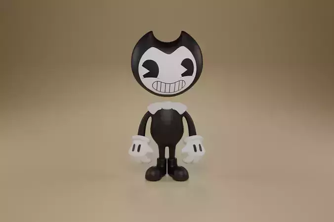 Bendy The Ink Demon Game-Ready 3D Character Model Low-poly 3D model