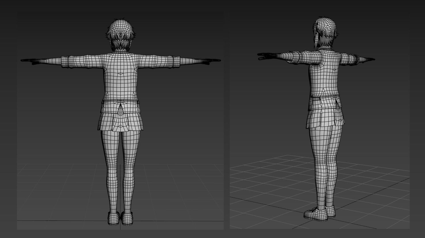 Tomo chan VRChat 3D model_3