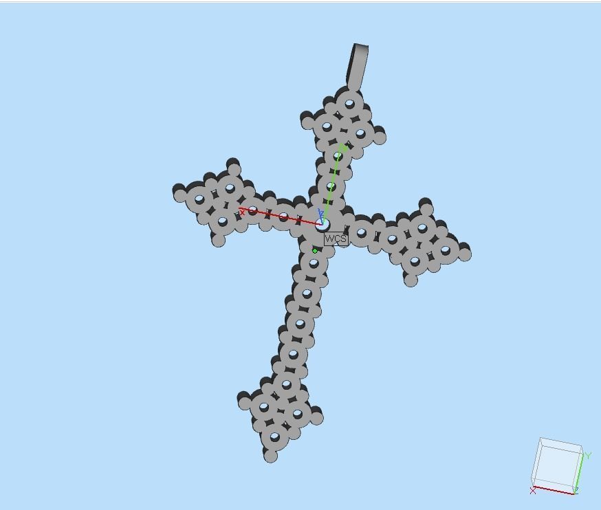 Cross 003 print model 3D print model_13