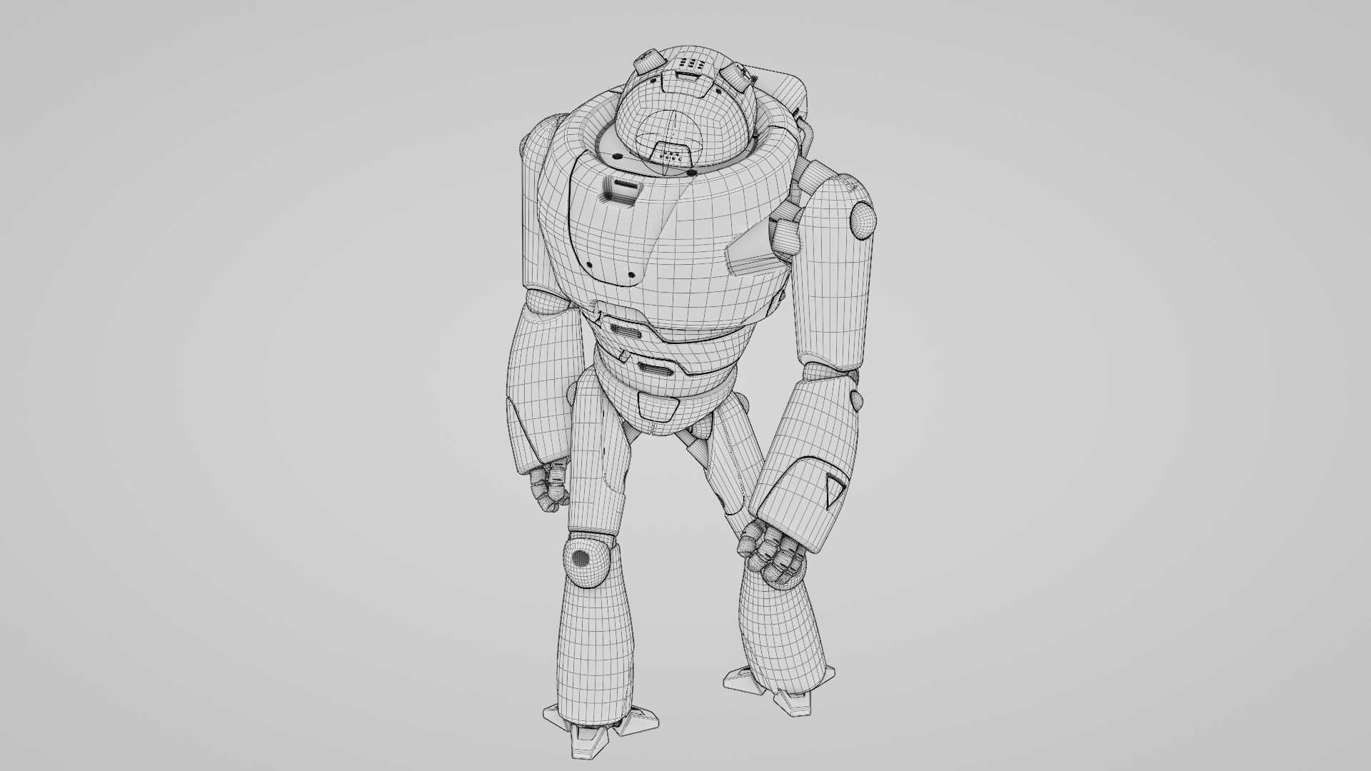 TOY BOT TILO RIGGED 3D model_36