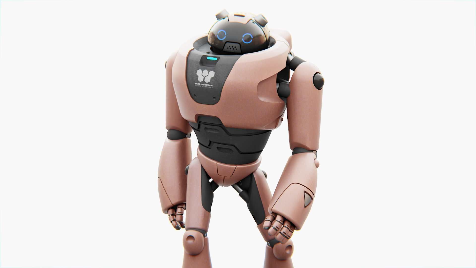 TOY BOT TILO RIGGED 3D model_3