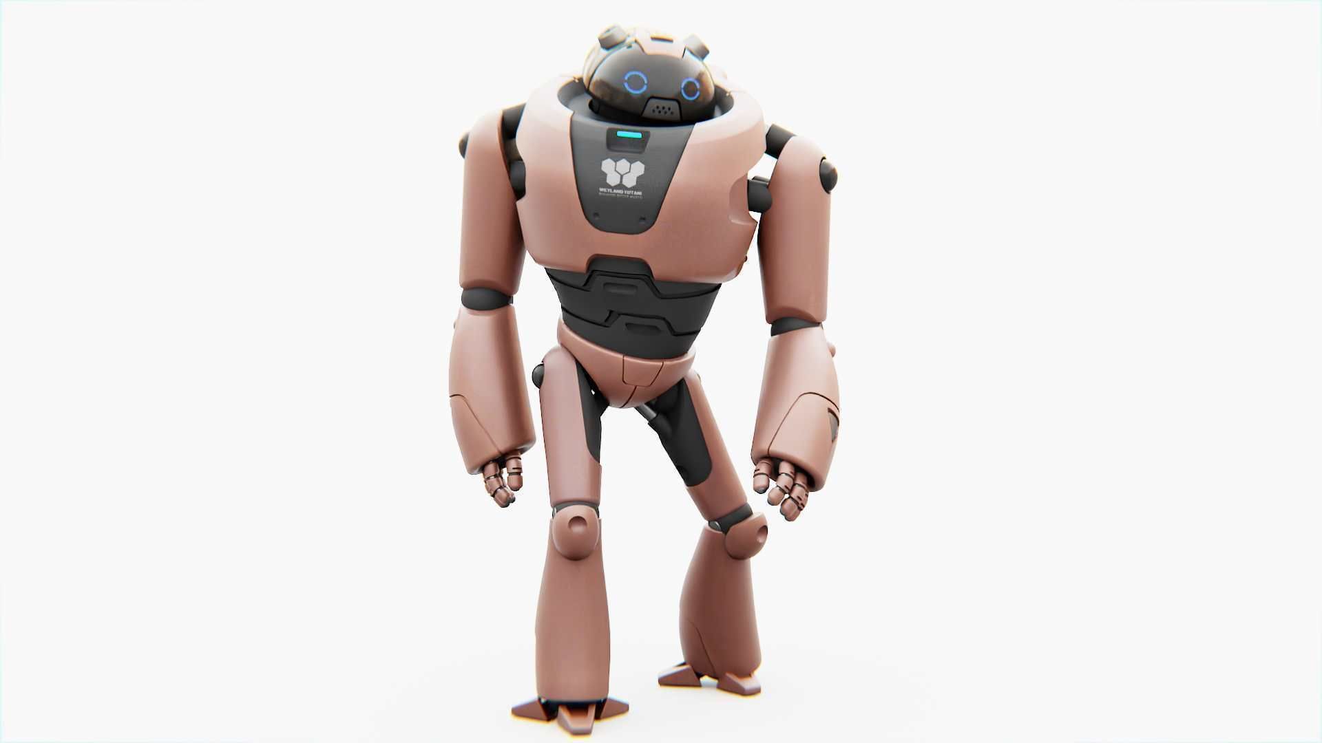 TOY BOT TILO RIGGED 3D model_4