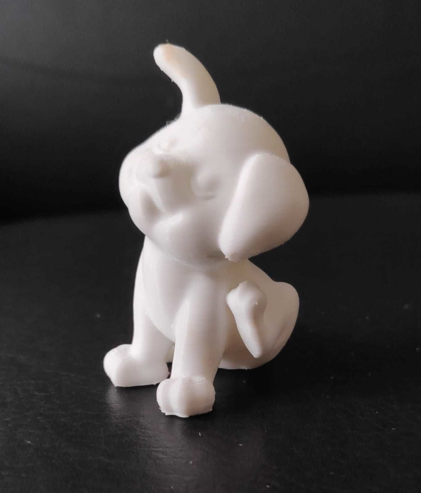 Dog Scratching 3D print model_5