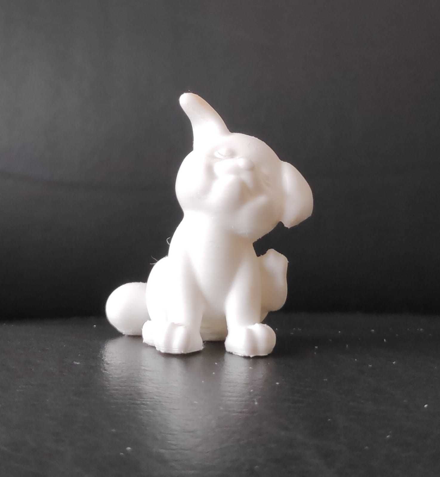 Dog Scratching 3D print model_13