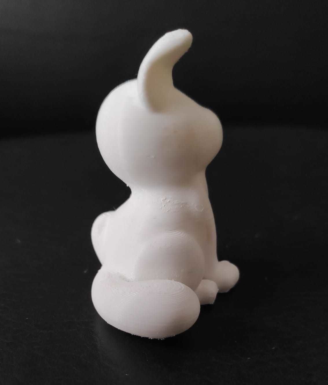 Dog Scratching 3D print model_6